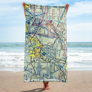 Flying Carpet Airport (3WA9) VFR Sectional Towel