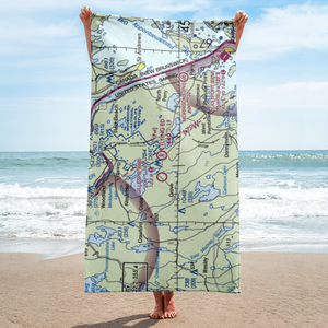 Flying Ed Airport (ME06) VFR Sectional Towel