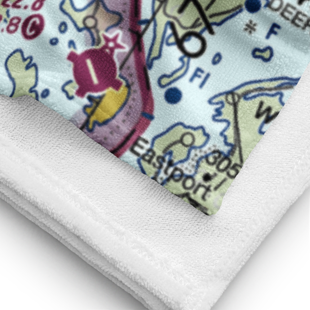 Flying Ed Airport (ME06) VFR Sectional Towel 