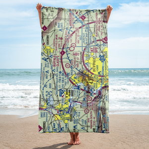 Flying F Airport (78NY) VFR Sectional Towel