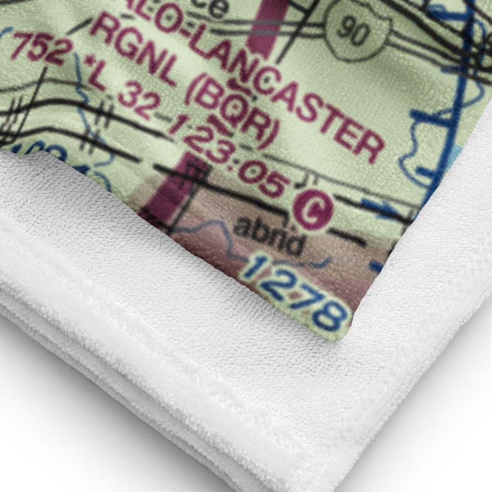 Flying F Airport (78NY) VFR Sectional Towel 