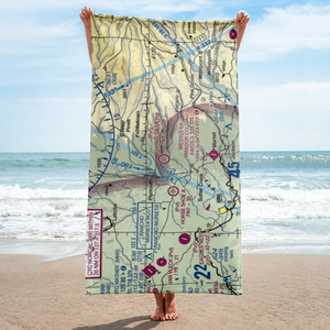 Flying Gluepie Ranch Airport (74CA) VFR Sectional Towel