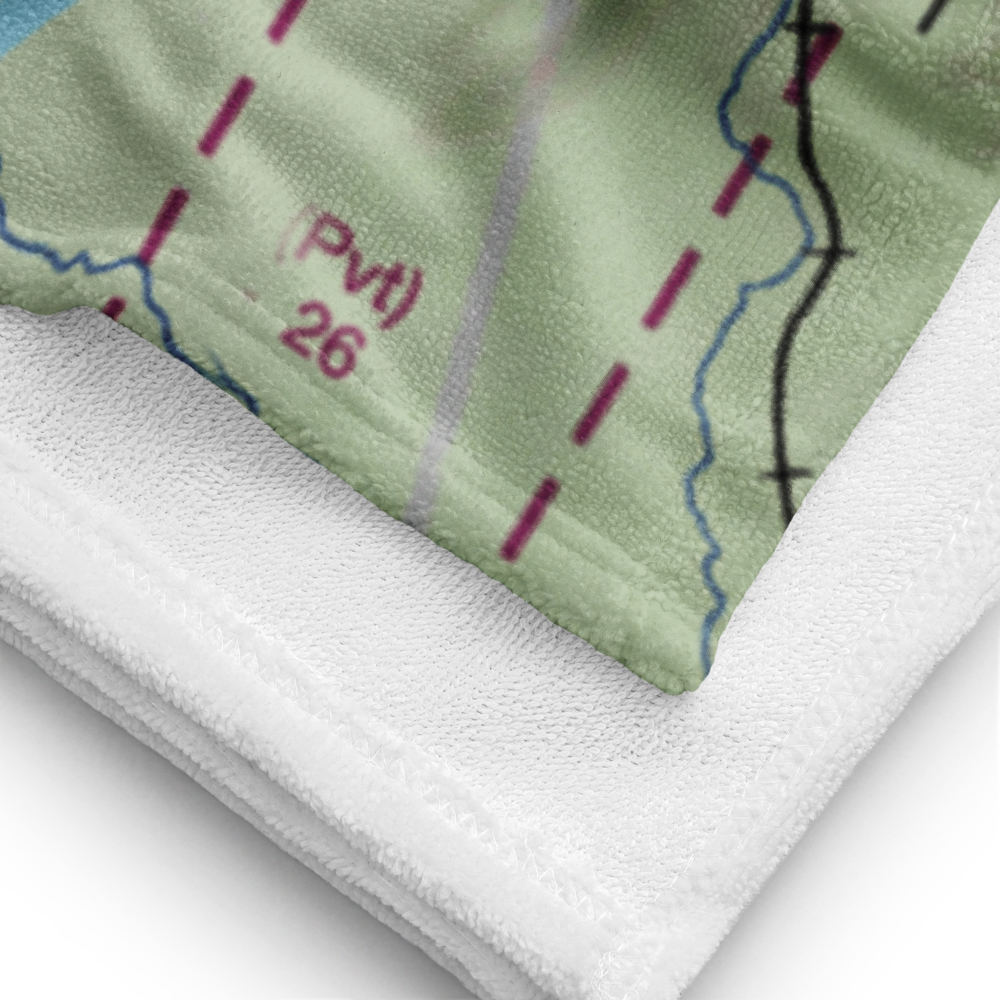 Flying N Ranch Airport (01KS) VFR Sectional Towel 