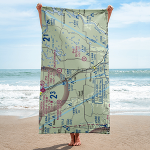 Flying O Airport (US-0128) VFR Sectional Towel