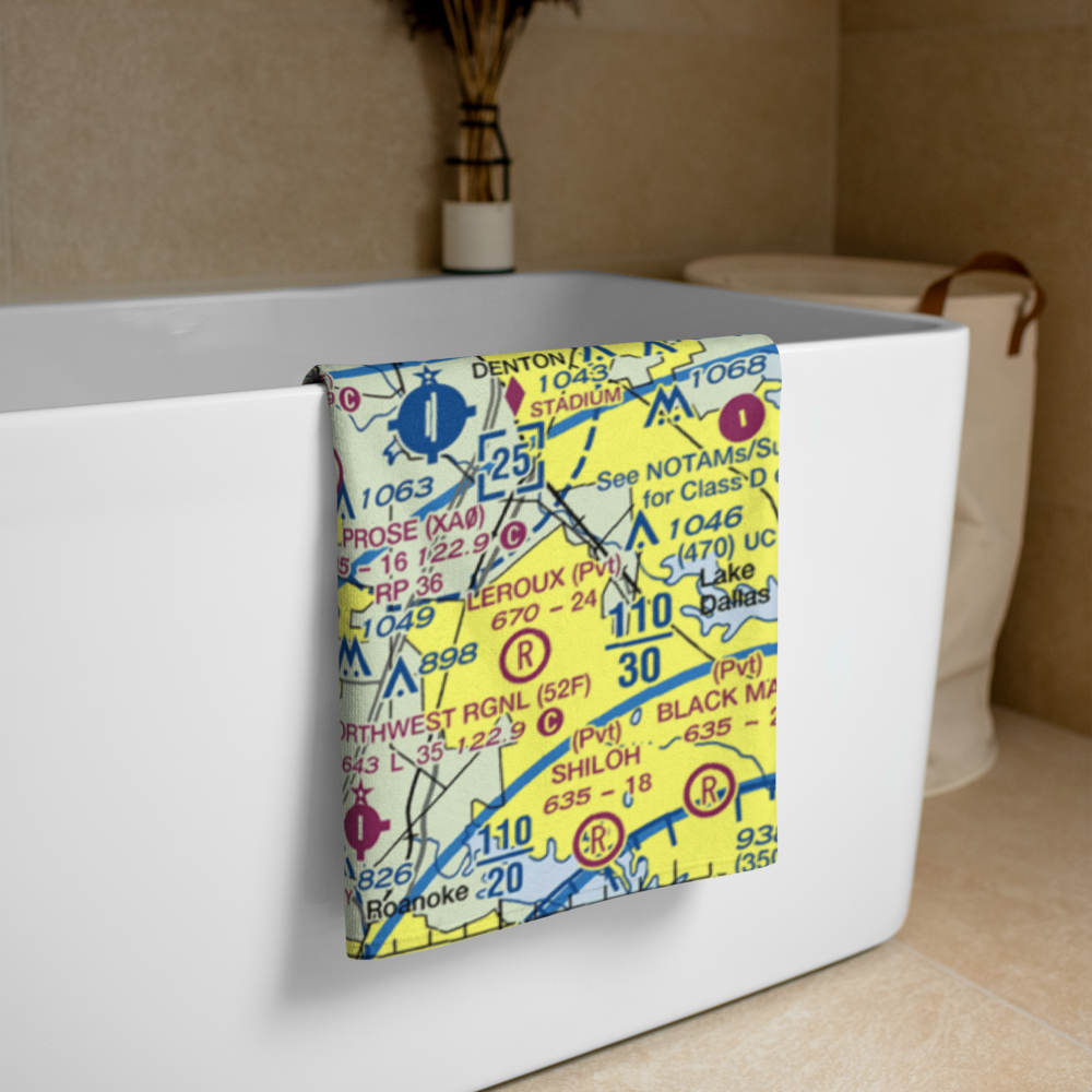 Flying P Airport (3TX7) VFR Sectional Towel 