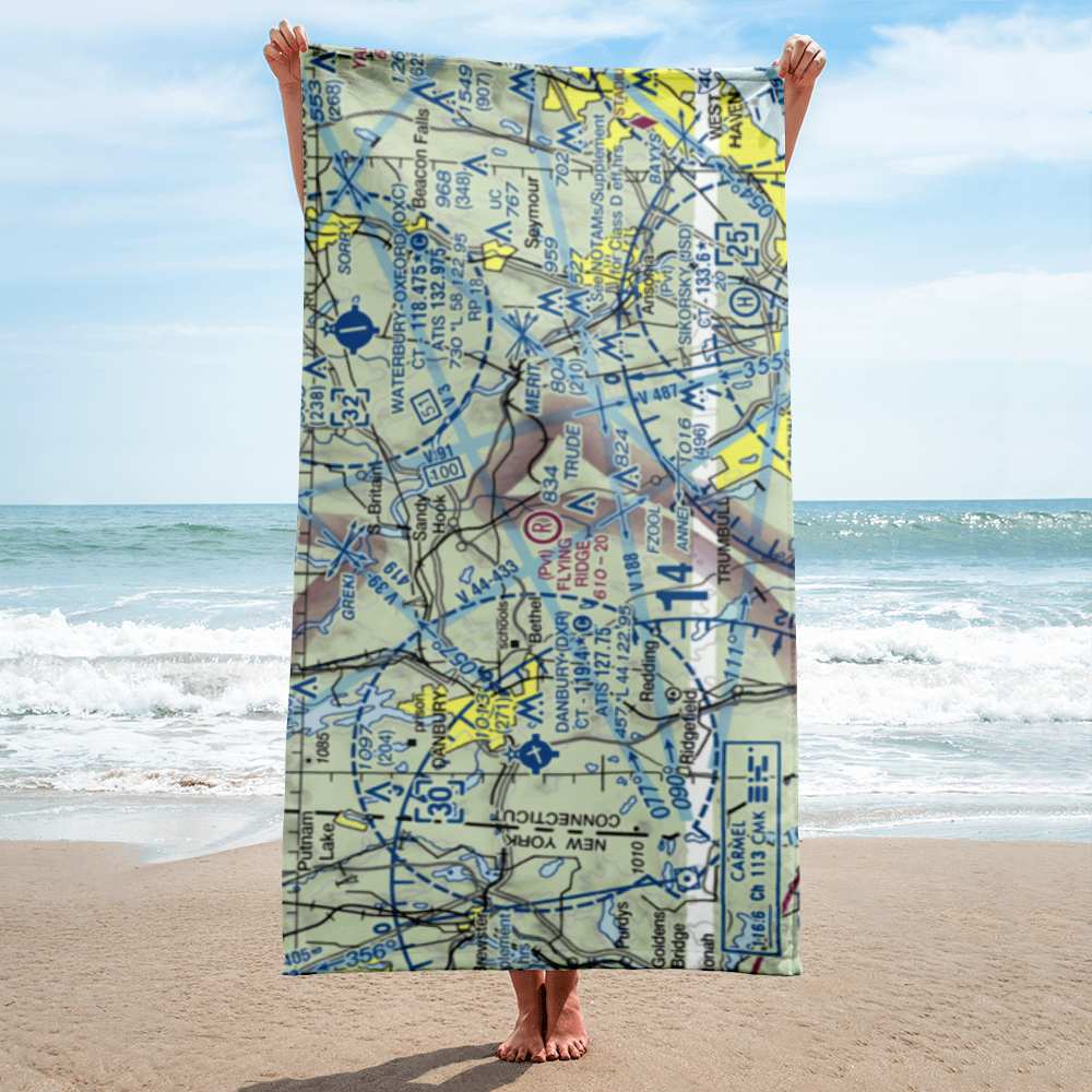 Flying Ridge Airstrip (CT52) VFR Sectional Towel 