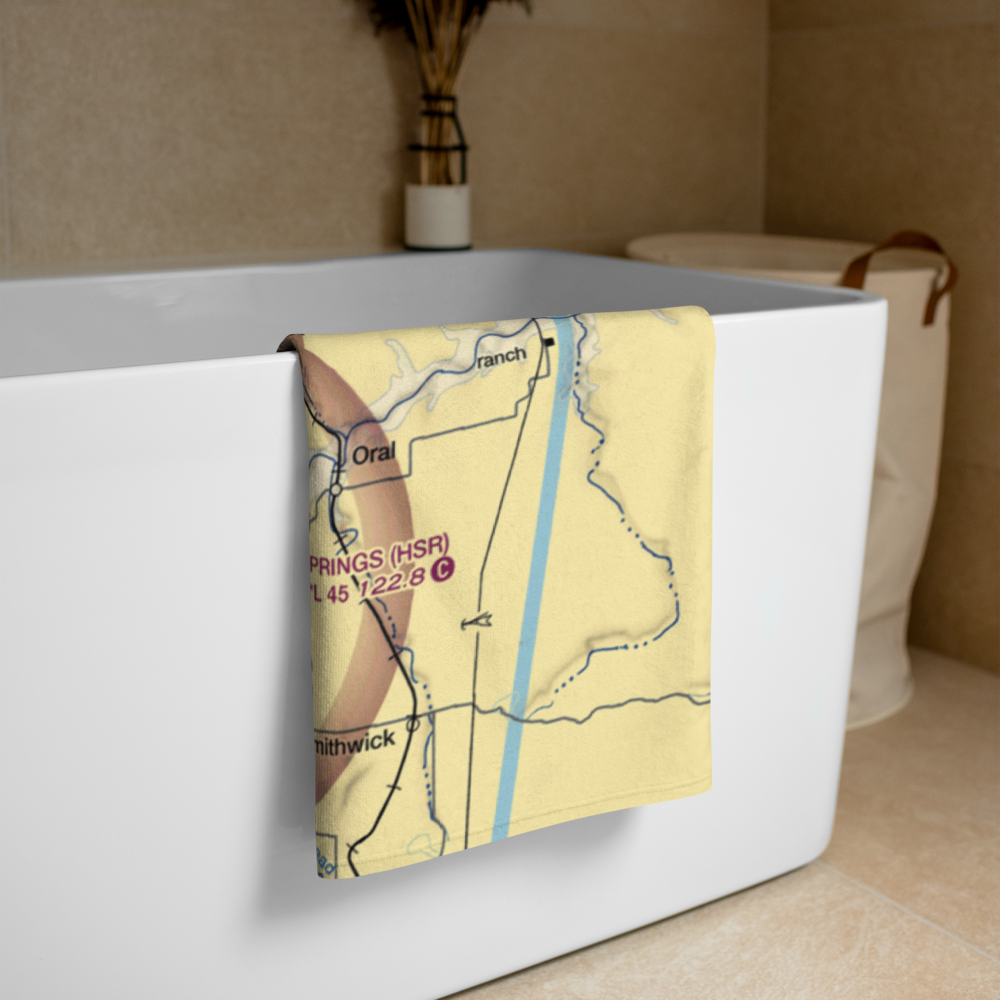 Flying T Airport (SD68) VFR Sectional Towel 