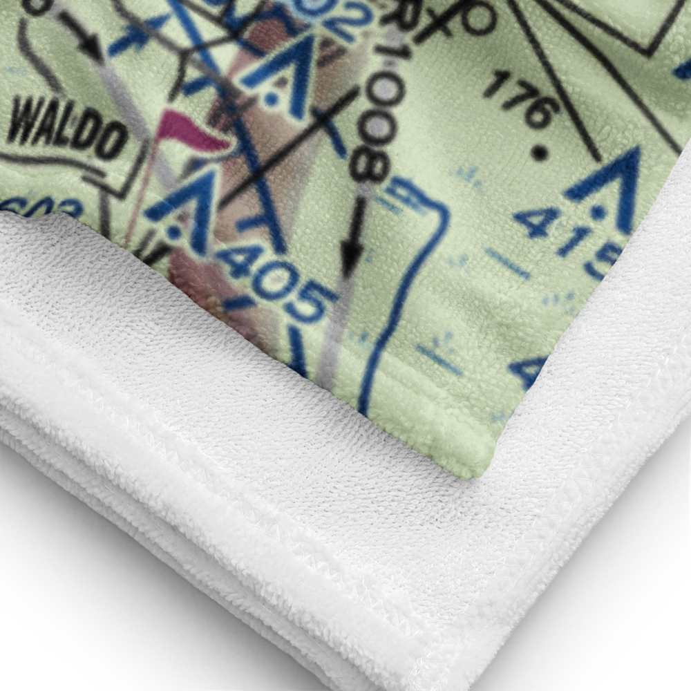 Flying Tiger Field (FL54) VFR Sectional Towel 