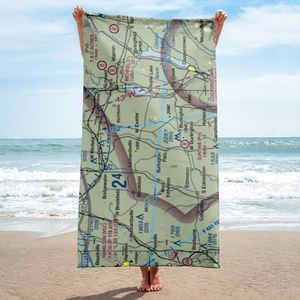 Flying W Airport (NY78) VFR Sectional Towel