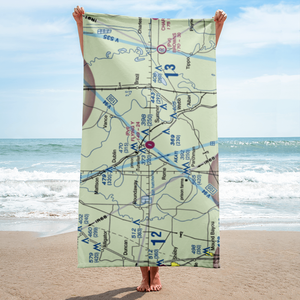 Flying Y Service Airport (MS41) VFR Sectional Towel