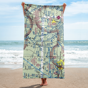 Fokker Field (2LA8) VFR Sectional Towel