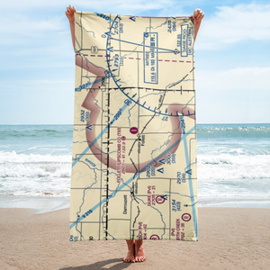 Follett Lipscomb County Airport (T93) VFR Sectional Towel