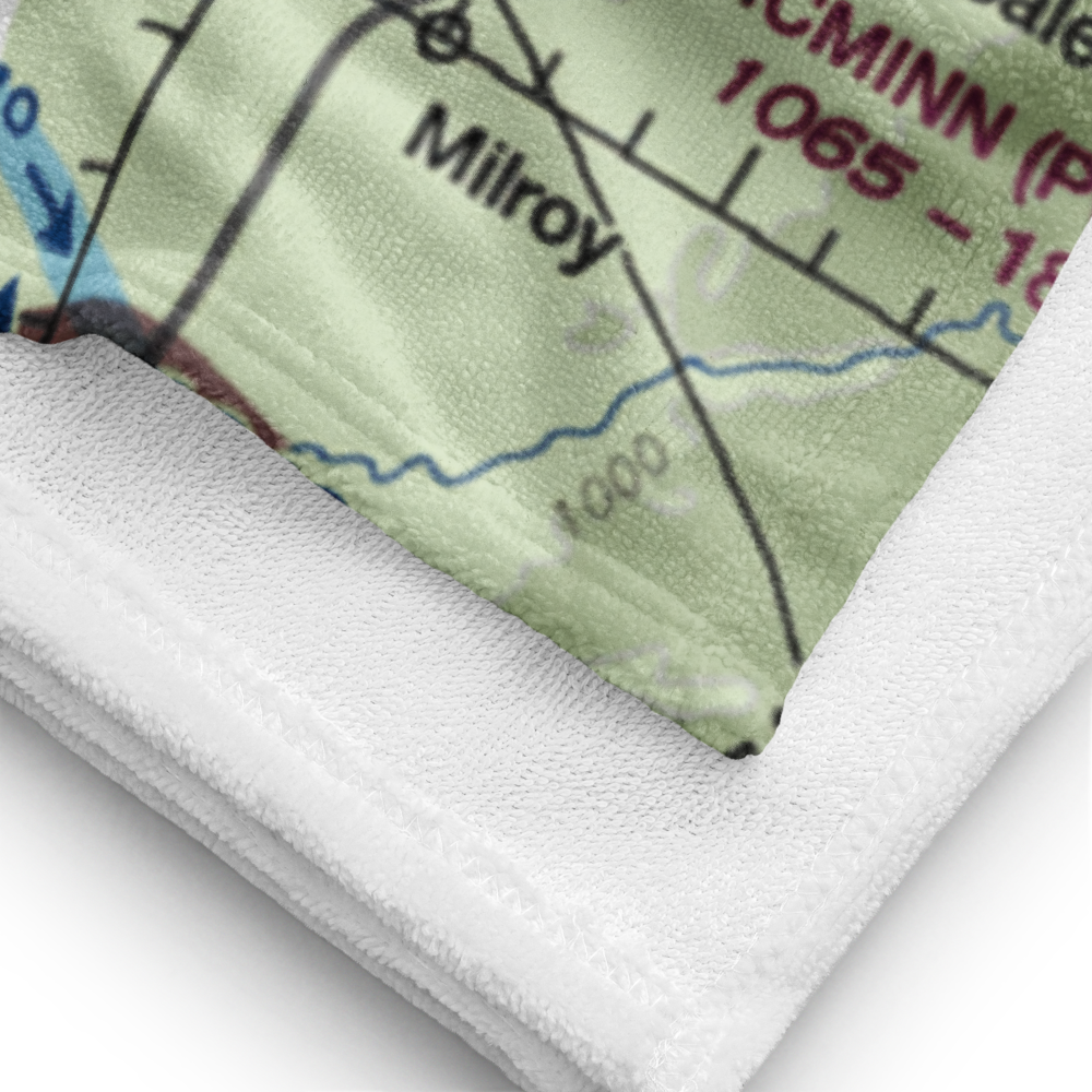 Foltz Farm Airport (93IN) VFR Sectional Towel 