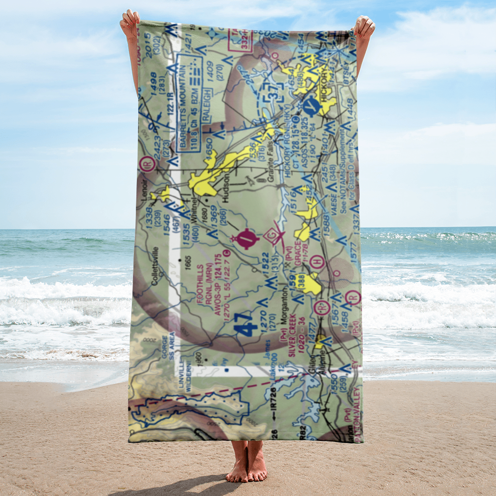 Foothills Regional Airport (MRN) VFR Sectional Towel 