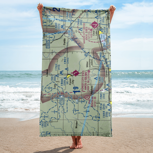 Forest City Municipal Airport (FXY) VFR Sectional Towel