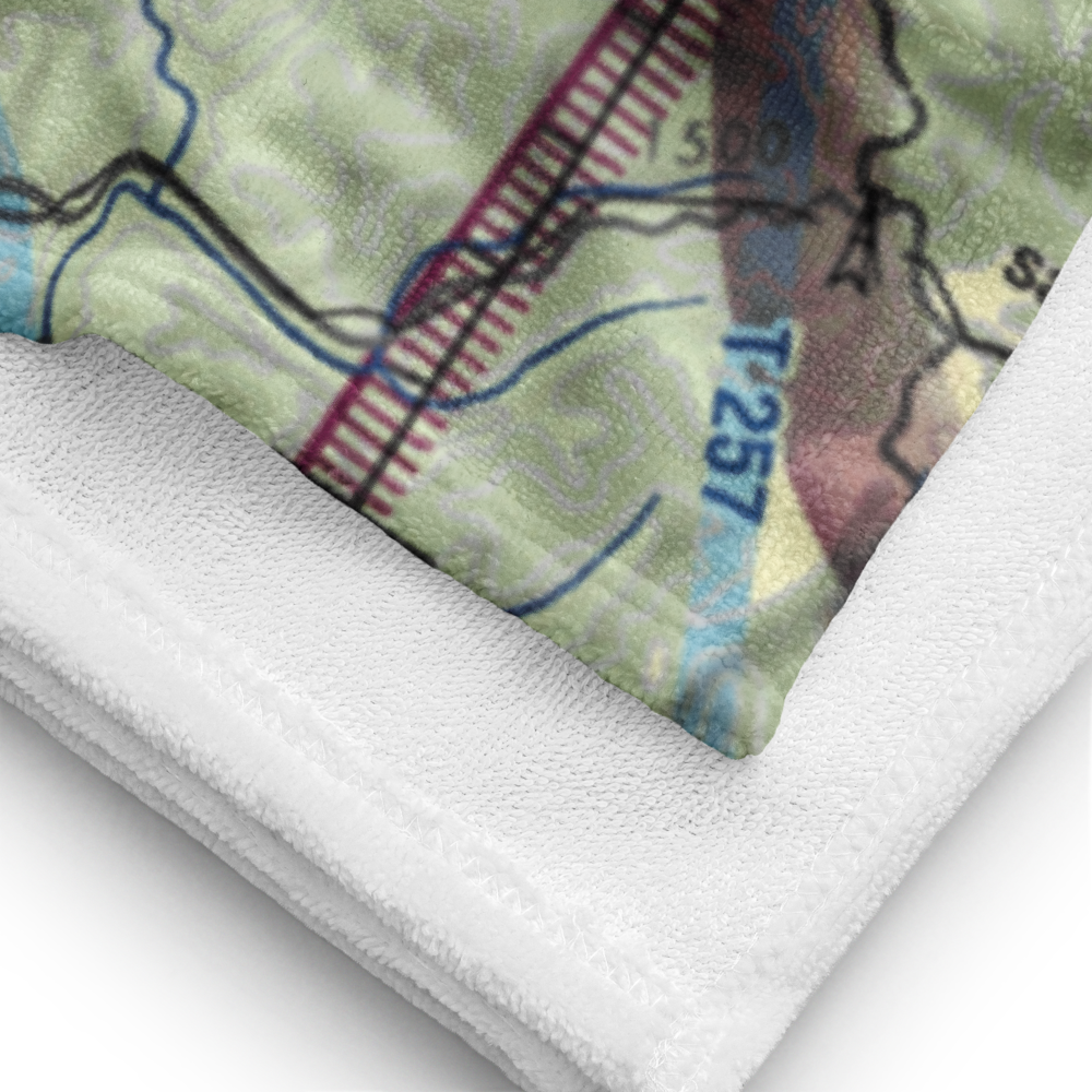 Fort Bragg Airport (FOB) VFR Sectional Towel 