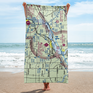 Fort Madison Municipal Airport (FSW) VFR Sectional Towel