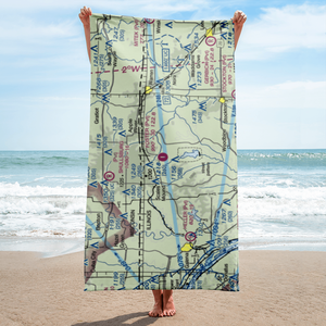 Foster Field (IL28) VFR Sectional Towel