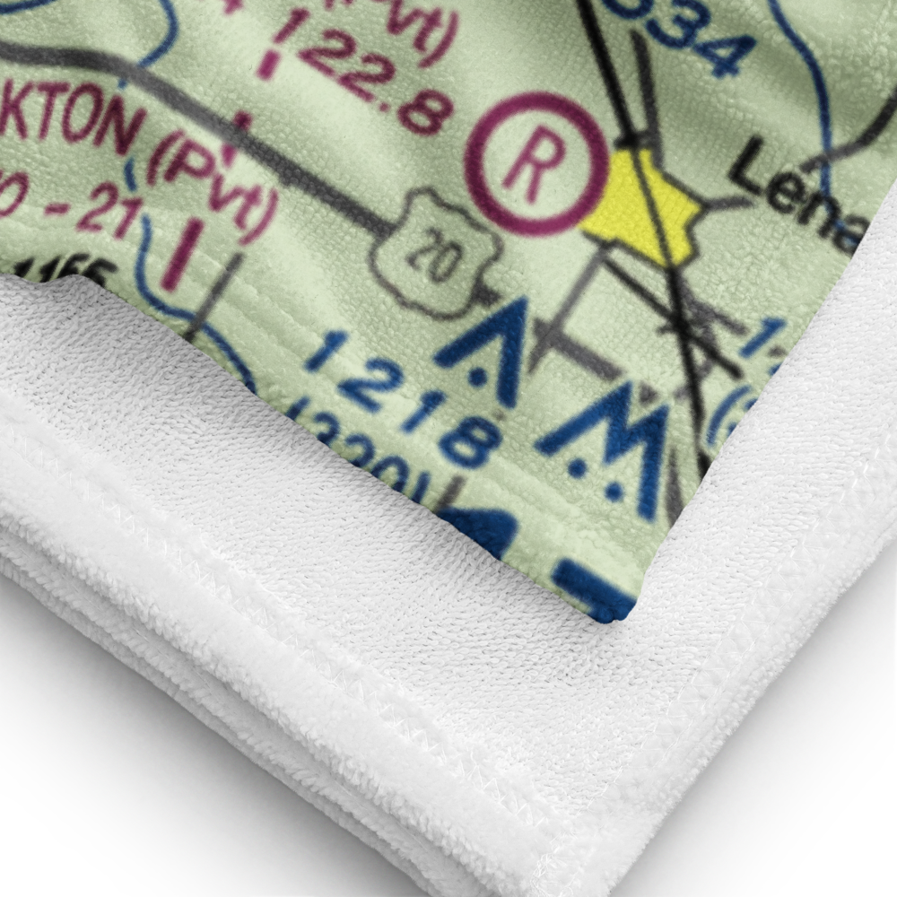 Foster Field (IL28) VFR Sectional Towel 