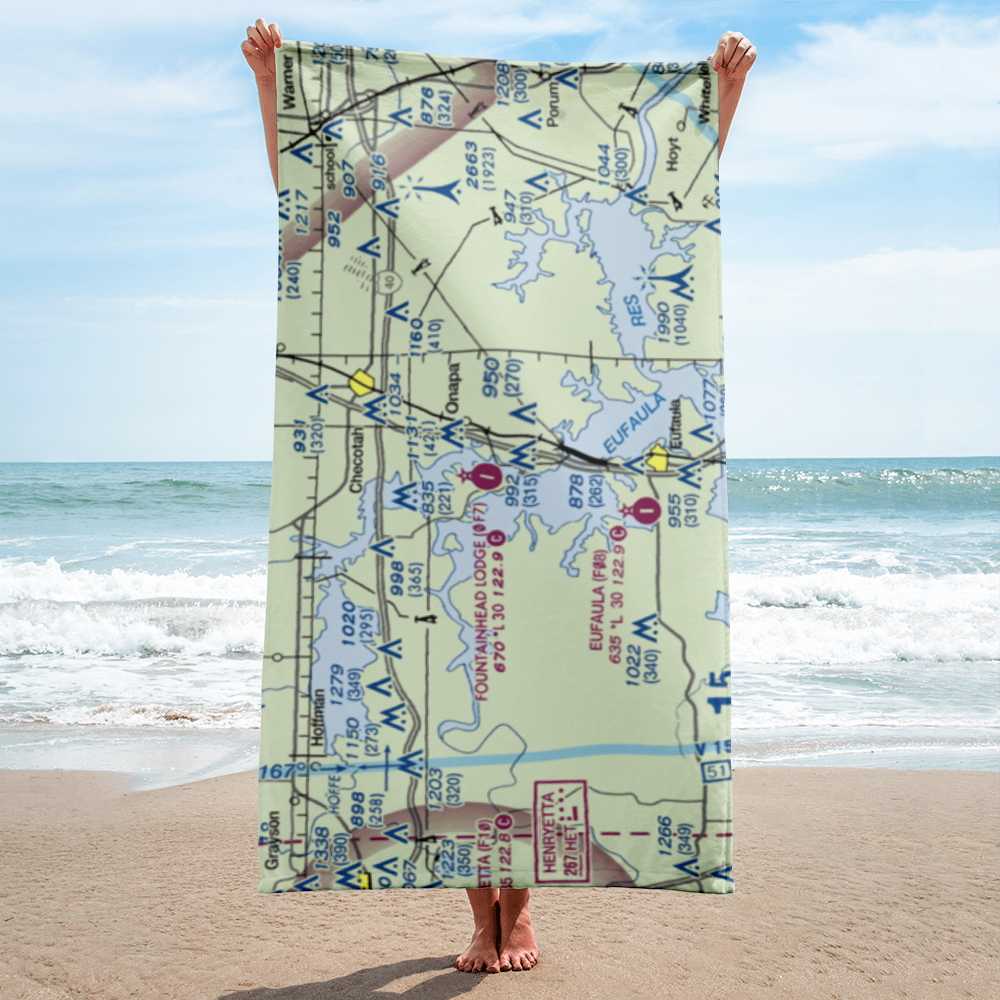 Fountainhead Lodge Airpark (0F7) VFR Sectional Towel 