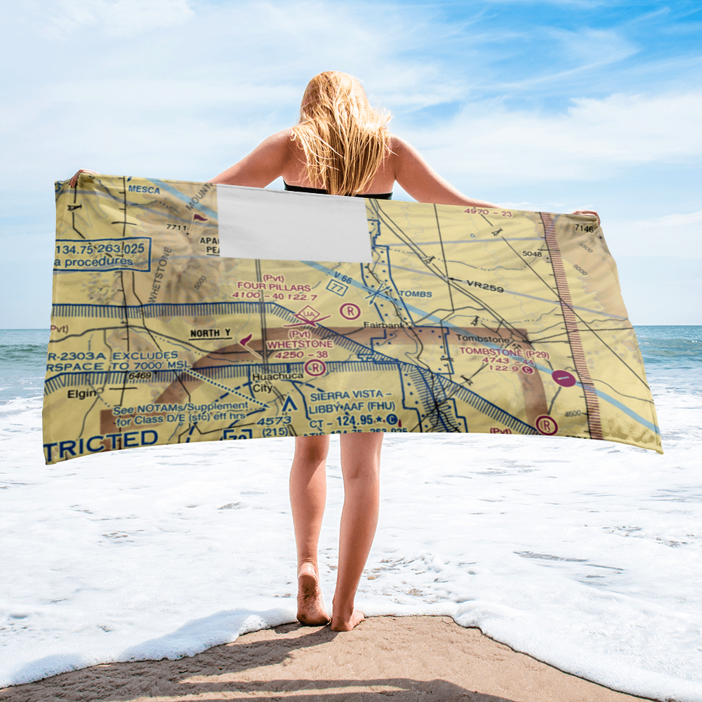 Four Pillars Airport (AZ21) VFR Sectional Towel 