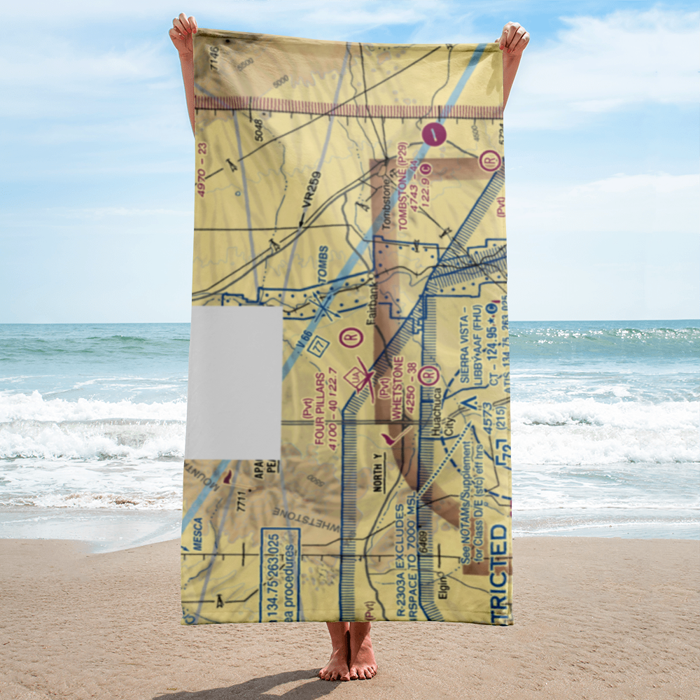 Four Pillars Airport (AZ21) VFR Sectional Towel 