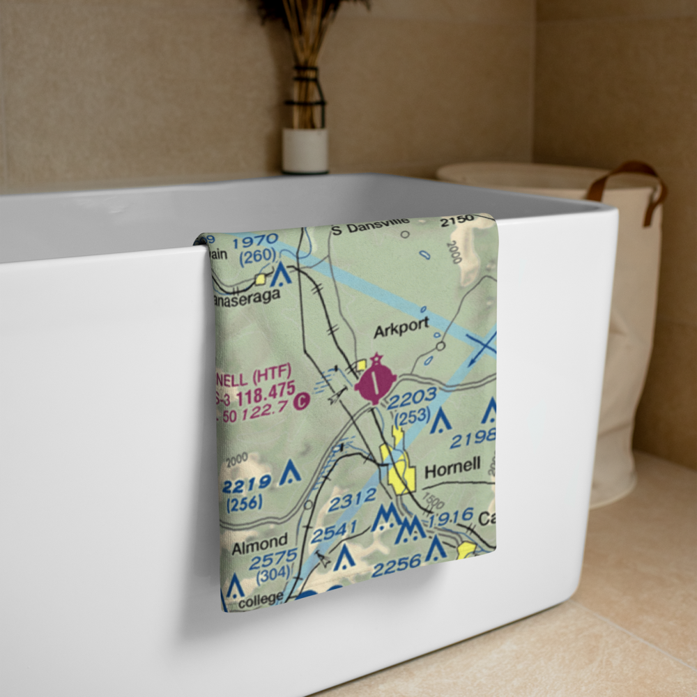 Four Seasons Airport (19NY) VFR Sectional Towel 