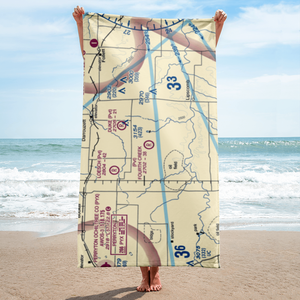 Fourth Creek Ranch Airport (TS79) VFR Sectional Towel