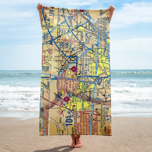 Fox Hole Airport (0CD7) VFR Sectional Towel