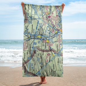 Fox Hollow Airport (3PA6) VFR Sectional Towel