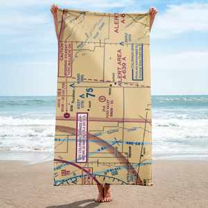 Foxx Valley Airport (0CD2) VFR Sectional Towel