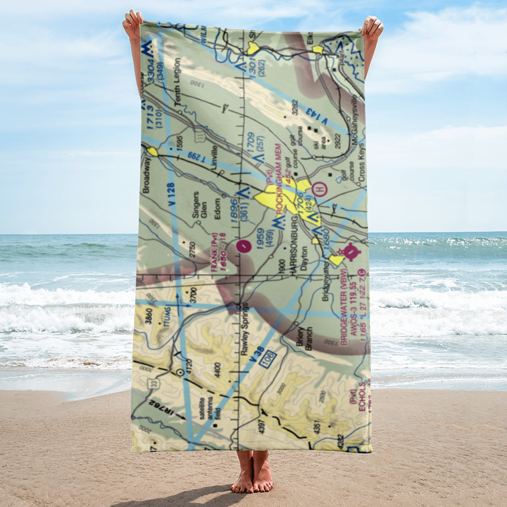 Frank Field (VA52) VFR Sectional Towel 