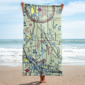 Frank's Flying Service Airport (4IL5) VFR Sectional Towel