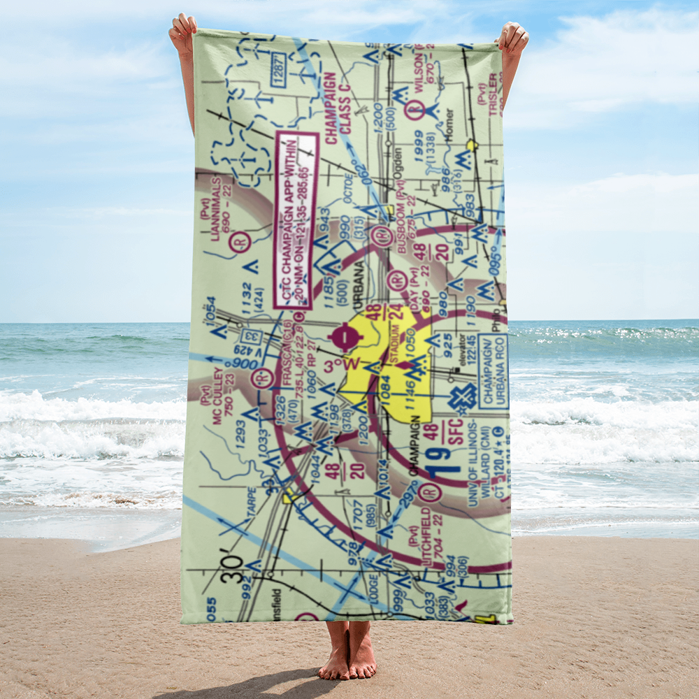 Frasca Field (C16) VFR Sectional Towel 