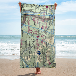 Freehold Airport (1I5) VFR Sectional Towel