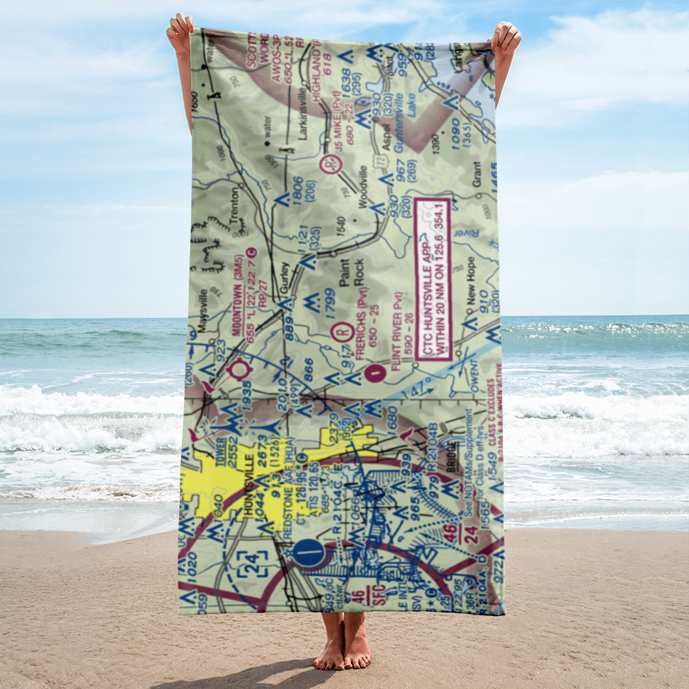 Frerichs Airport (AL10) VFR Sectional Towel 