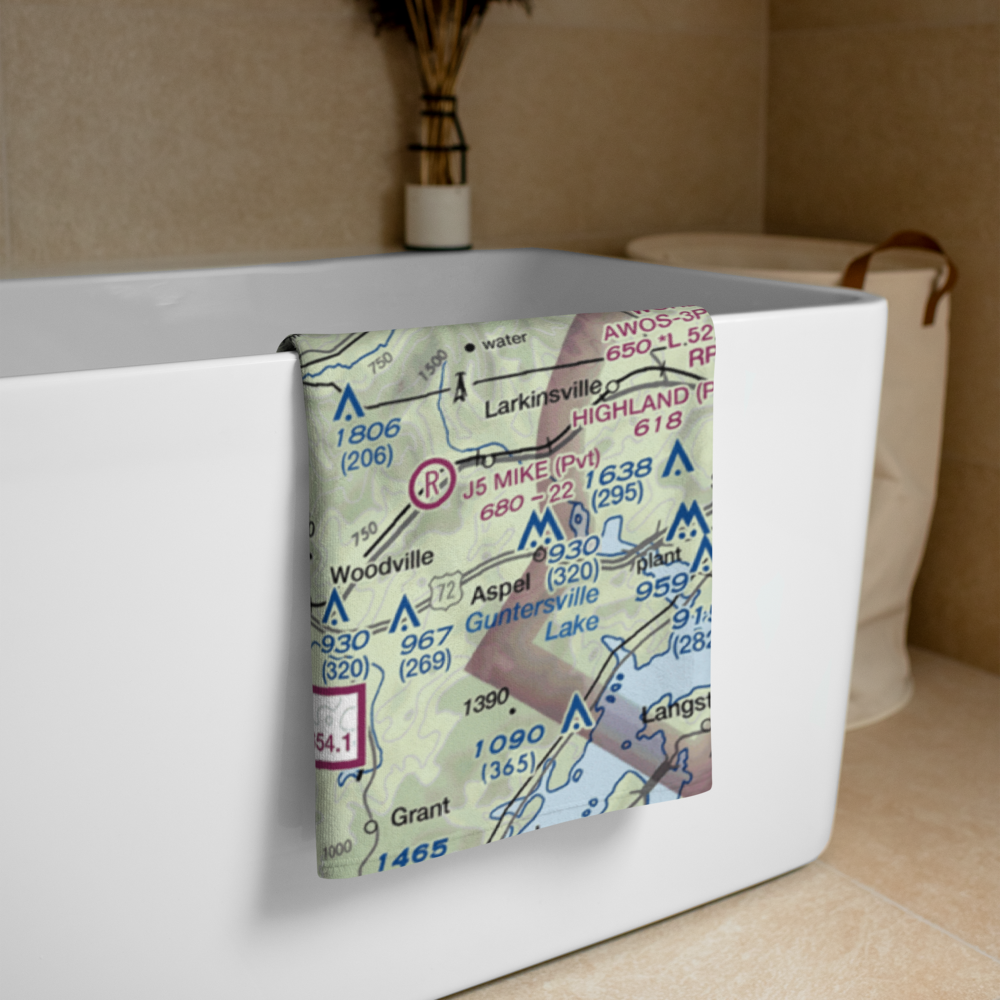 Frerichs Airport (AL10) VFR Sectional Towel 