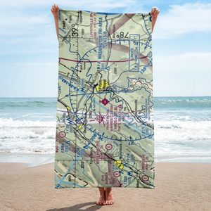 Front Royal Warren County Airport (FRR) VFR Sectional Towel