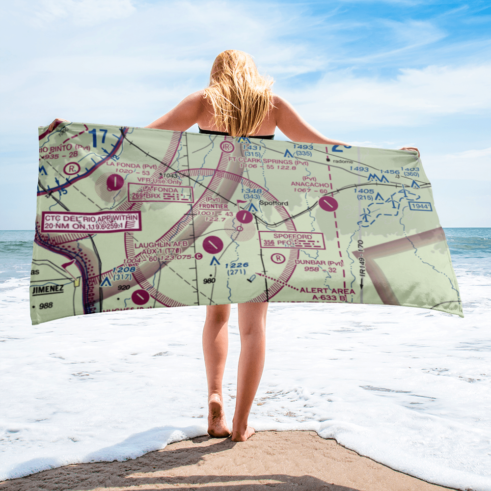 Frontier Airport (55XS) VFR Sectional Towel 