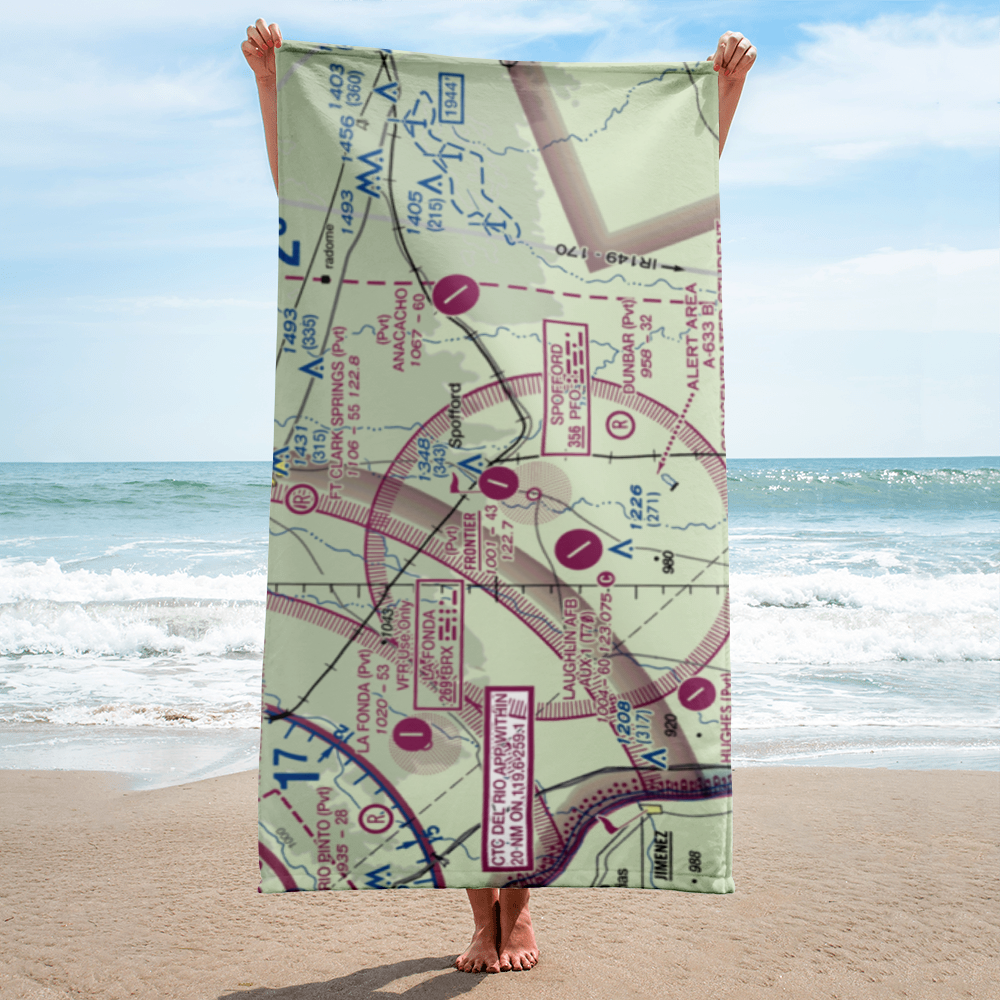 Frontier Airport (55XS) VFR Sectional Towel 