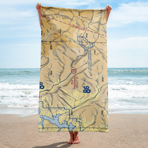 Fry Canyon Field (UT74) VFR Sectional Towel