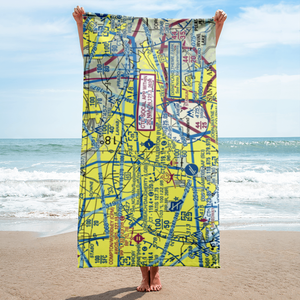 Fullerton Municipal Airport (FUL) VFR Sectional Towel