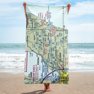 Funk Aerodrome (8WI6) VFR Sectional Towel