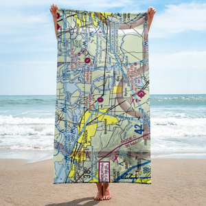 Funny Farm Airport (4CA2) VFR Sectional Towel