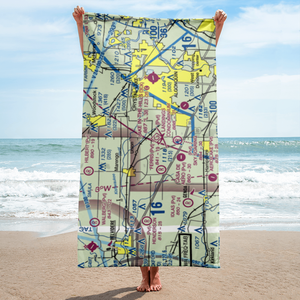 Funny Farm Airport (5LL7) VFR Sectional Towel