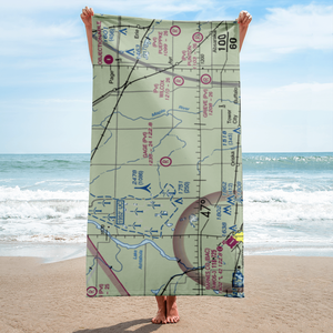 Gage Flying Farmer Airport (3ND5) VFR Sectional Towel