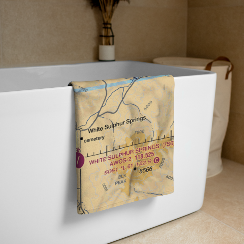 Galt Ranch Airport (58MT) VFR Sectional Towel 