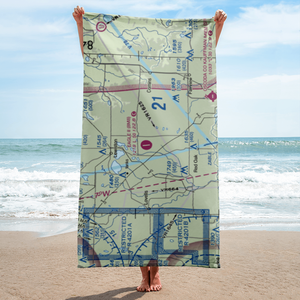 Garland Airport (8M8) VFR Sectional Towel
