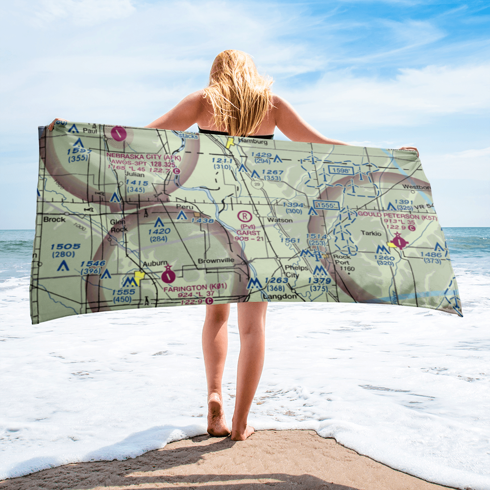 Garst Airport (MO17) VFR Sectional Towel 