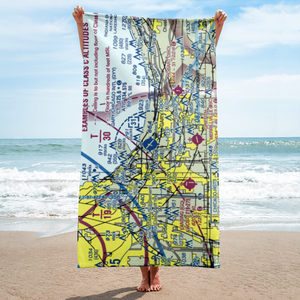Gary Chicago International Airport (GYY) VFR Sectional Towel
